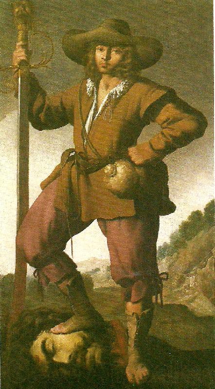 Francisco de Zurbaran david Spain oil painting art